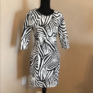 Zara animal print dress